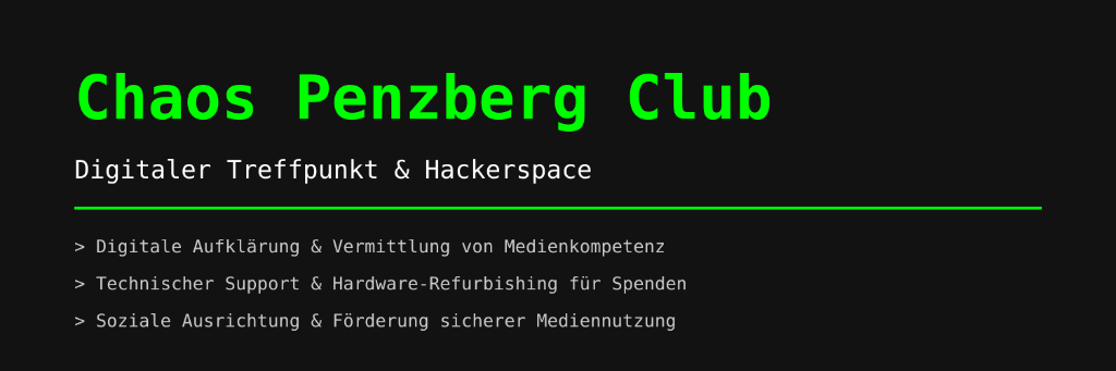 Chaos Penzberg Club Banner